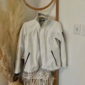 Columbia white titanium athletic jacket size small